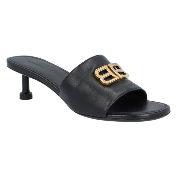 Balenciaga Groupie leather mules - Picture 1 of 4